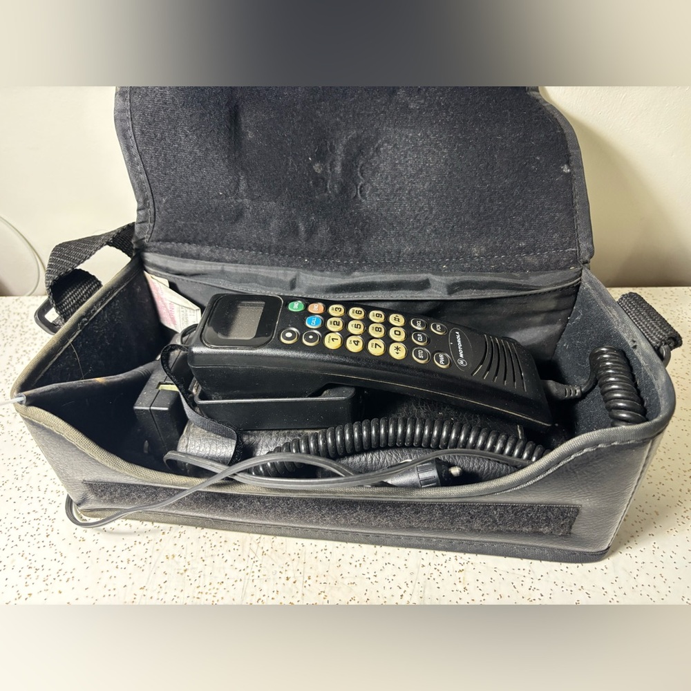 Vintage retro 80s /90s Motorola car phone analog cellular phone
